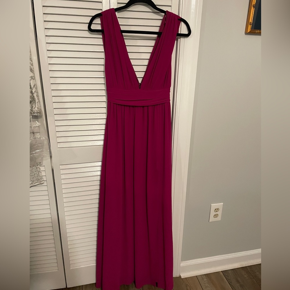 Lulus plunge neckline formal dress